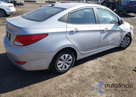 2016 Hyundai Accent Se z USA, uszkodzony, nr VIN KMHCT4AE5GU144230